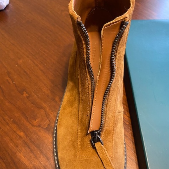 Aerosoles Vale Brown Suede Slip On Boot With Center Zip (NWT) - Picture 12 of 13